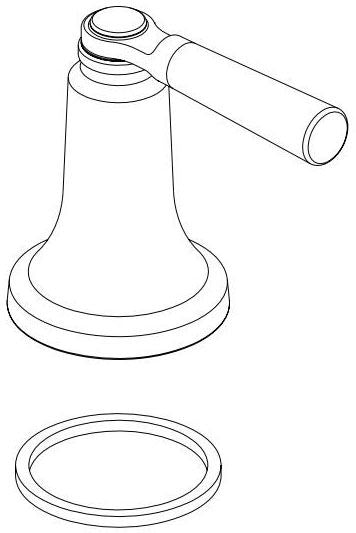 Delta Saylor RP102205CZ Handle Kit - Roman Tub