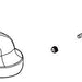 Delta Geist RP102241BL Single Metal Lever Handle Kit