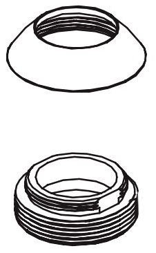 Delta Geist RP102242BL Single Handle Bonnet Nut & Cap