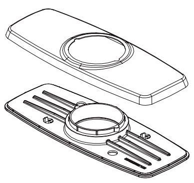 Delta Geist RP102244BL Escutcheon and Base Plate