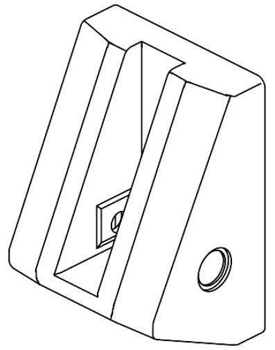 Delta Universal Showering Components RP103009PR Bracket Cover