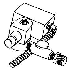 Delta Universal Showering Components: Water Solenoid Valve 1/4" 208/240V