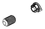 Delta Tetra RP103279BL Set Screw, Cover & Button