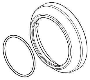 Delta Tetra RP103280CZPR Escutcheon & Gasket