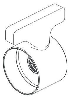 Delta Tetra RP103281PCPR Handle