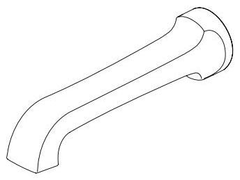 Delta Tetra RP103283SSPR Spout Assembly