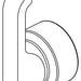 Delta Tetra RP103298CZPR Handle, Set Screw & Button