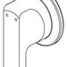 Delta Tetra RP103300BL Temperature Handle, Set Screw & Cover