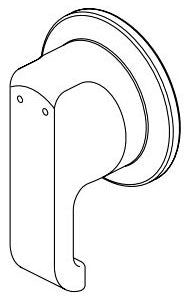 Delta Tetra RP103300PCPR Temperature Handle, Set Screw & Cover