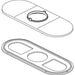Delta Modern RP103375SS 3 Hole Escutcheon and Gasket
