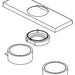 Delta Modern RP103380BL 3 Hole Escutcheon and Spacer