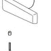 Delta Sparrow RP103555PC Metal Lever Handle Kit - 14 Series
