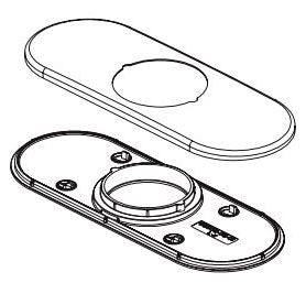 Delta Eldren RP103568SP Escutcheon and Base Plate