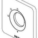 Delta Velum RP103589BL 3 Funct Diverter Escutcheon