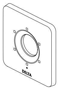 Delta Velum RP103590SS 6 Funct Diverter Escutcheon