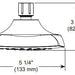 Delta Knoxville RP103612PC Single Function Showerhead