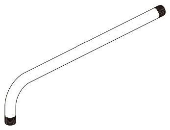 Delta Modern RP103693CZ 16" Shower Arm