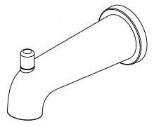 Delta Modern RP103696PC Tub Spout - Diverter