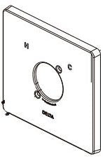 Delta Modern RP103701BL Escutcheon and Base Plate