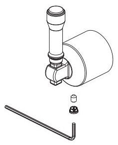 Delta Broderick RP103743CZPR Handle Assembly