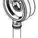 Delta Broderick RP103747PCPR Volume Handle, Set Screw & Cover
