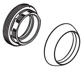 Peerless Ezra RP103883BL Bonnet Nut & Cap