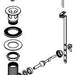Peerless Core RP37099 Drain Assembly - Bathroom - Metal Pop-Up