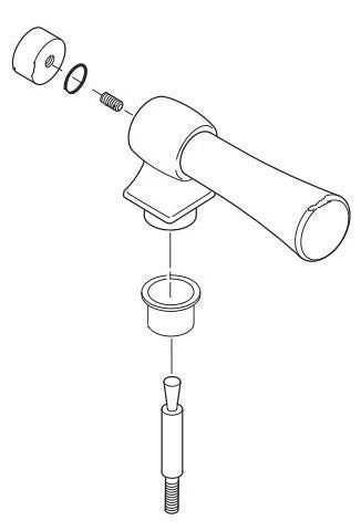 Brizo Vesi: Single Metal Lever Handle Kit