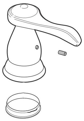Delta Orleans RP43521SS Metal Lever Handle Set - Kitchen