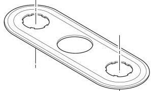 Delta Lewiston RP44633 Gasket - 2H Centerset