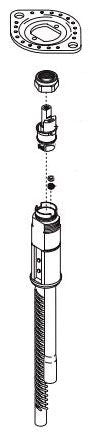 Brizo RP46307 Roman Tub End Valve Assembly