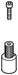 Brizo RSVP RP46409 Screw and Valve Stem Adapter