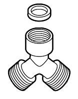 Brizo RSVP RP48450 Y Connector with Gasket