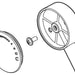 Brizo Jason Wu for Brizo RP49096BL Single Metal Lever Handle Kit - Temperature