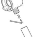 Brizo Jason Wu for Brizo RP49097BL Single Metal Lever Handle Kit - Volume