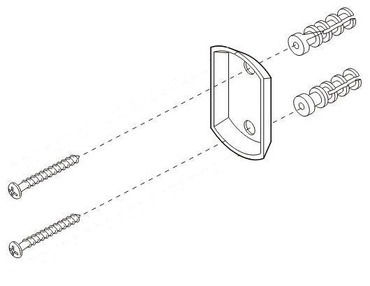 Brizo RP53314 Wall-Mount Mounting Hardware - Hand Shower