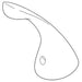 Delta Collins RP54232WH Metal Lever Handle Kit