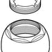 Peerless RP5437 Cap Assembly with Adjusting Ring