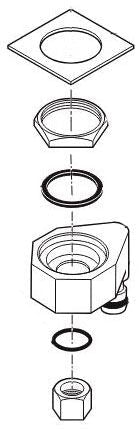 Brizo Vesi RP54852 Mounting Hardware
