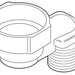 Brizo Vesi RP54853 Coupling Tee