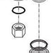 Brizo Vesi RP54854 Mounting Hardware