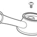 Brizo Baliza RP60133SS Handle Base with Indicator and Screw