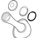 Brizo Talo RP60271SS Single Metal Lever Handle Kit - Temperature