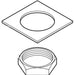Delta RP6087 Nut & Washer - Spout - Widespread Bathroom