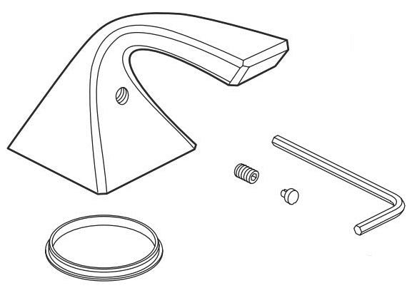 Brizo Virage RP62373RB Two Metal Lever Handle Kit - Hot and Cold