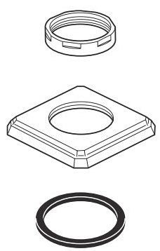 Brizo Virage RP62375BN Handle Base, Gasket, and Mounting Nut