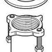 Brizo Virage RP62376 Mounting Nut and Washer for End Valves
