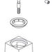 Delta Vero RP63350RB Metal Lever Handle Kit - Cold - Bathroom