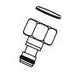Brizo Siderna RP63759 Widespread Hose Adapter