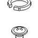 Brizo Baliza: Set Screw, Cup, and Retainer Ring